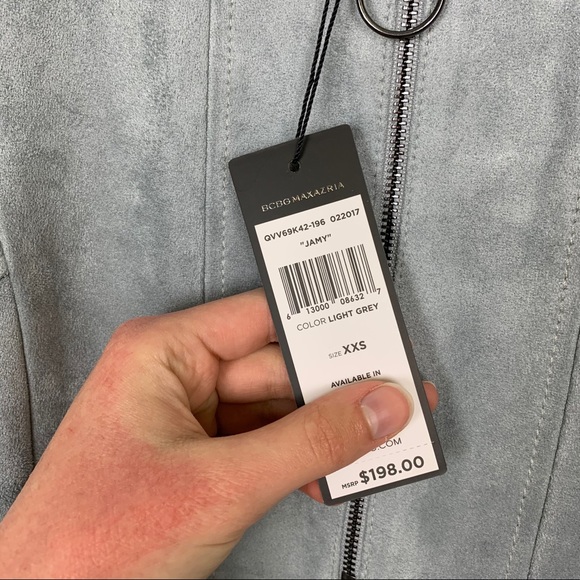 NWT BCBGMaxAzria Jamy Faux Suede Tank Mini Dress - Picture 8 of 14